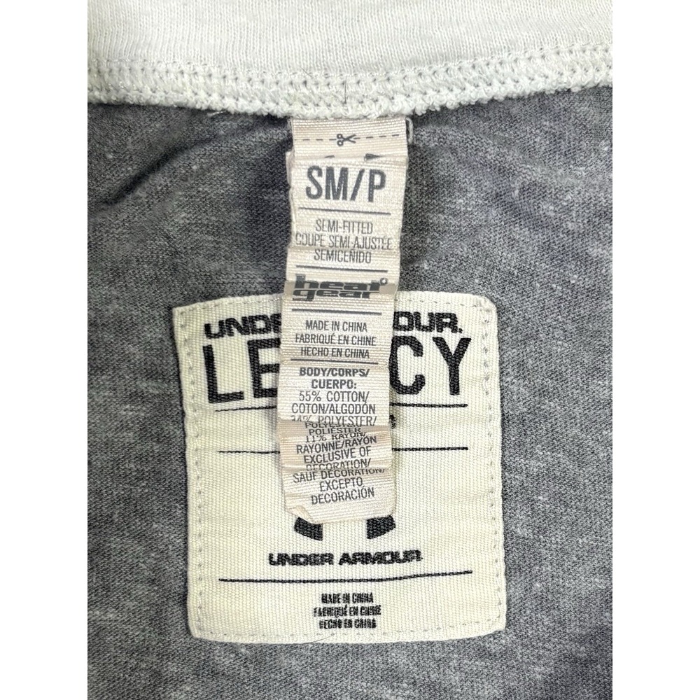Under Armour Legacy T-Shirt Women's Small Gray Short Sleeve Shirt - Picture 3 of 11